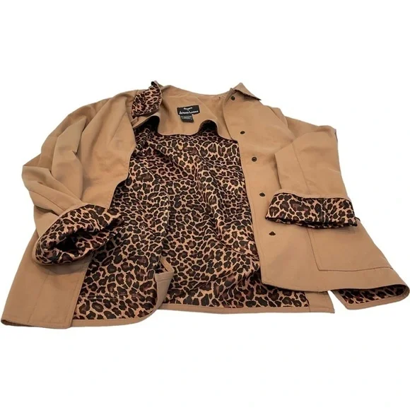 DAVID BASSO LIGHTWEIGHT JACKET TIGER LINING SIZE XL - Picture 2 of 5